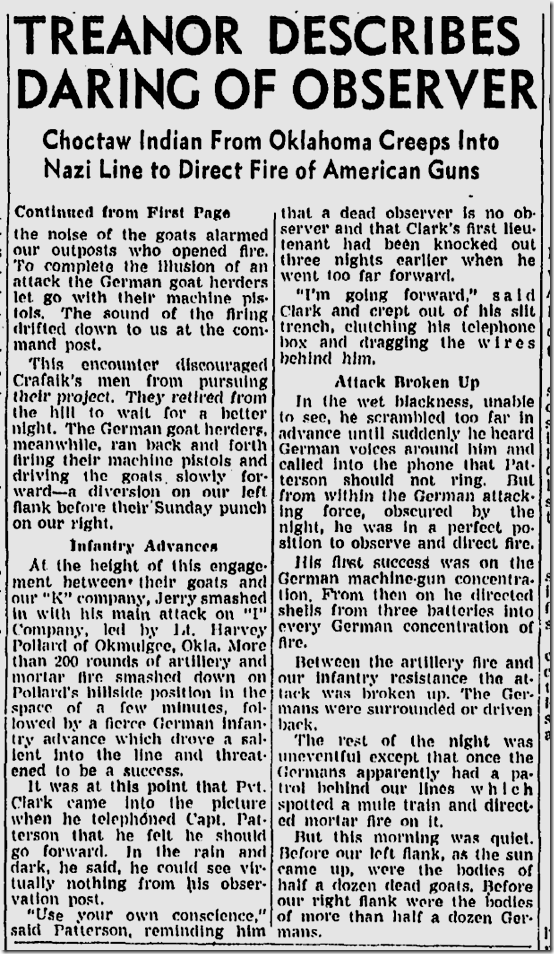 Dec. 12, 1943, Tom Treanor 