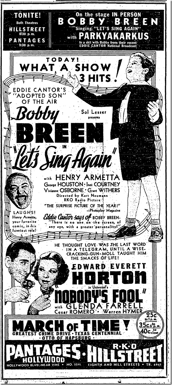 June 10, 1936, Henry Armetta June 10, 1936, Henry Armetta