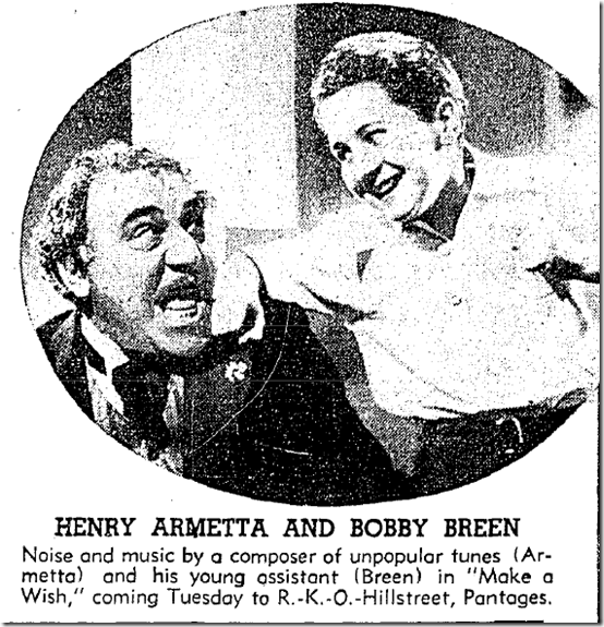 Aug. 22, 1937, Henry Armetta Aug. 22, 1937, Henry Armetta