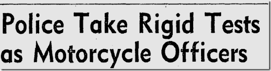 Dec. 12, 1946, Motorcycle Officers
