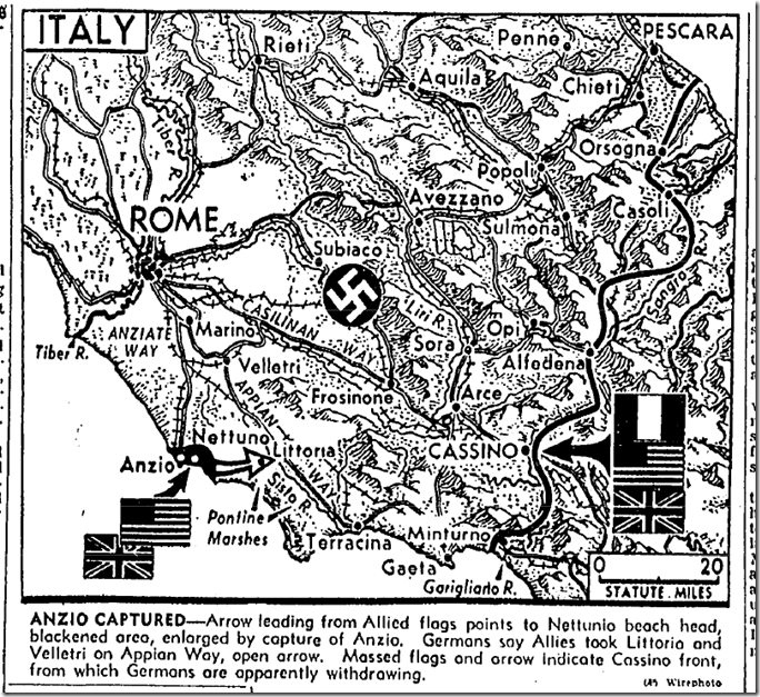 Jan. 24, 1944, Anzio 