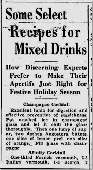 Dec. 20 1934, Holiday Drinks