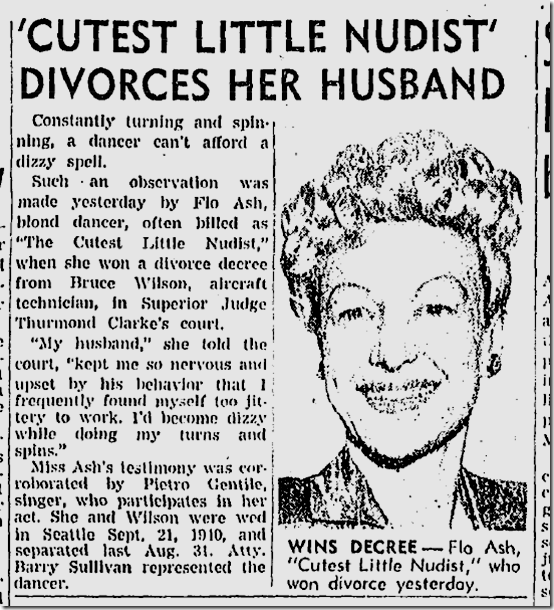 Jan. 26, 1944, Flo Ash 