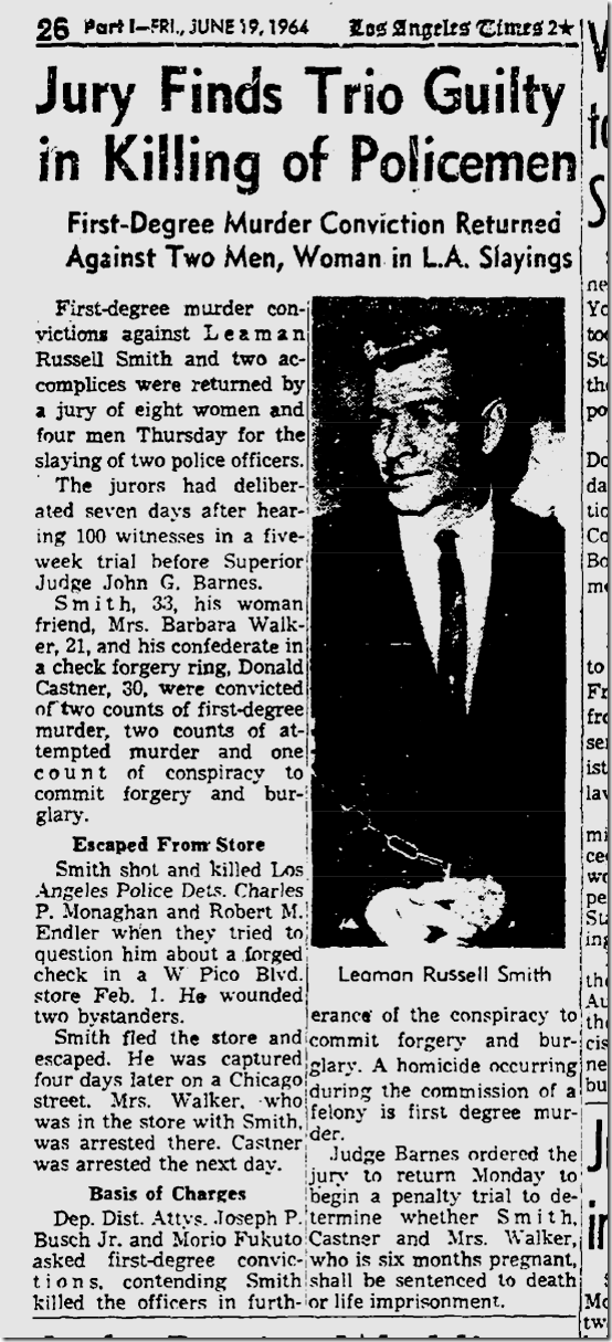 June 19, 1964, Endler and Monaghan 