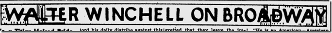 Fb. 26, 1944, Walter Winchell 