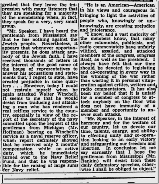Fb. 26, 1944, Walter Winchell 