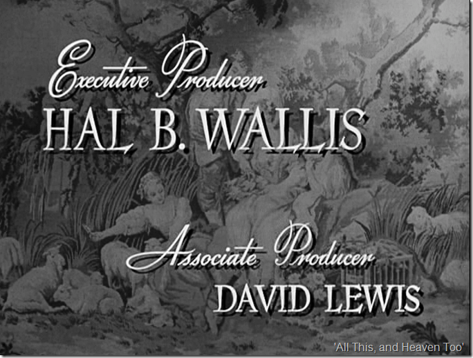 'All This, and Heaven Too' 