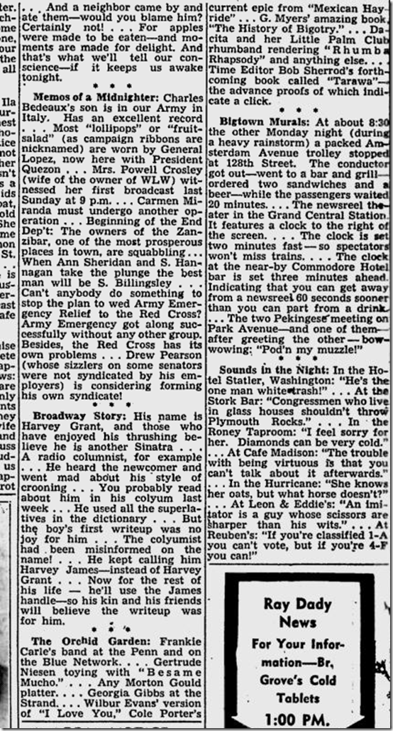 Feb. 28, 1944, Walter Winchell 