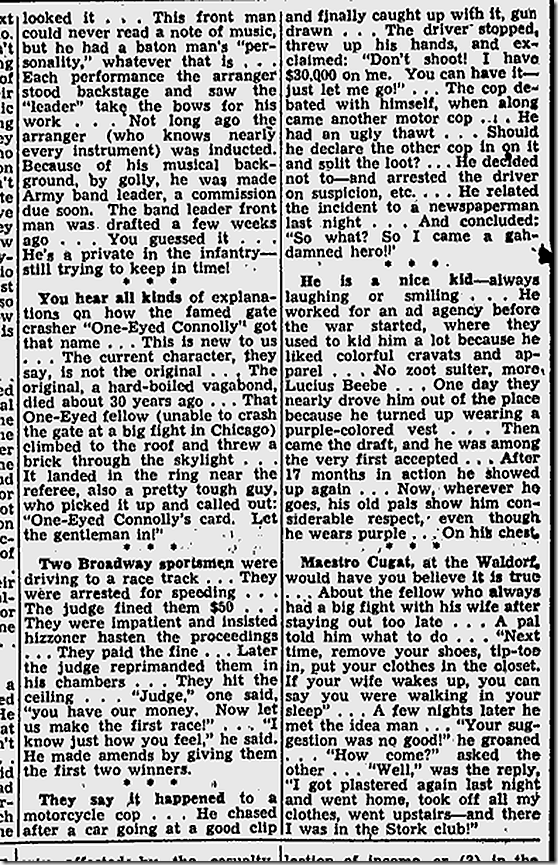 Feb. 7, 1944, Walter Winchell Feb. 7, 1944, Walter Winchell