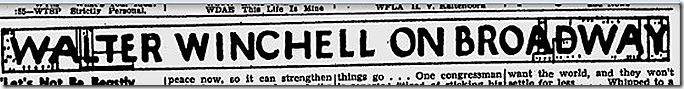 Feb. 3, 1944, Walter Winchell 