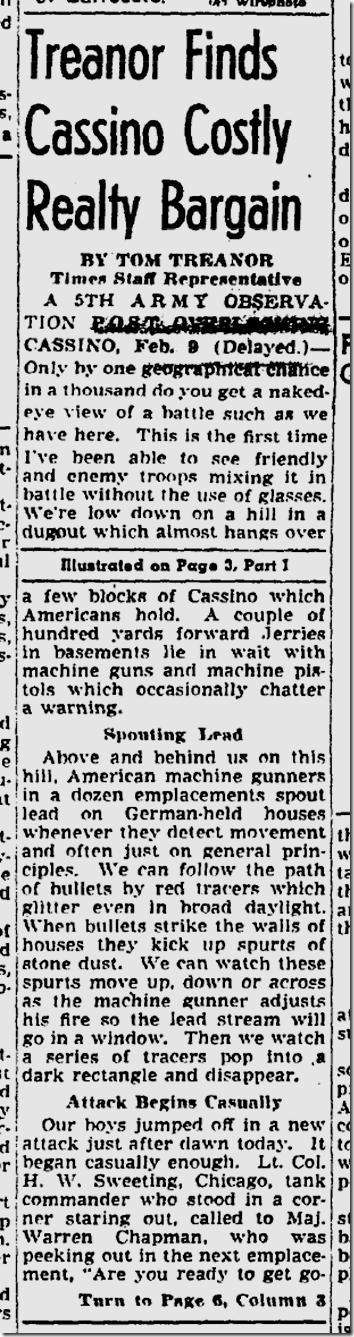 Feb. 11, 1944, Tom Treanor 