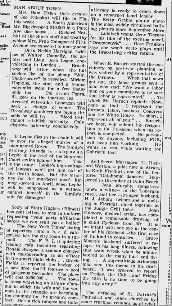 Feb. 23, 1944, Walter Winchell 