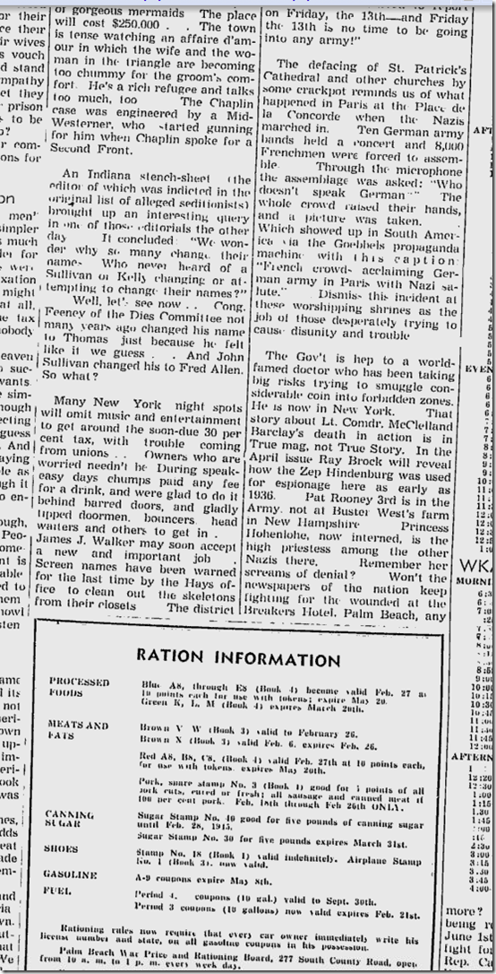 Feb. 23, 1944, Walter Winchell 