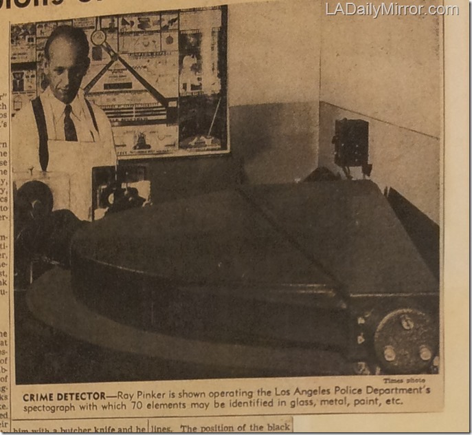 March 10, 1946, LAPD Crime Lab 