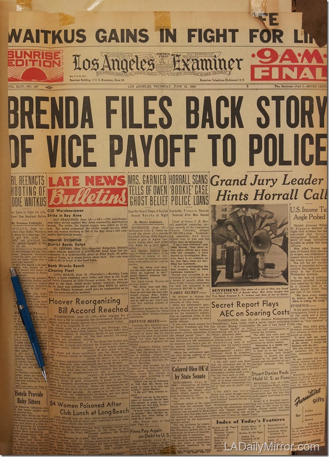 June 16, 1949, Los Angeles Examiner