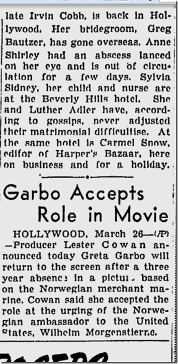 March 27, 1944, Louella Parsons 