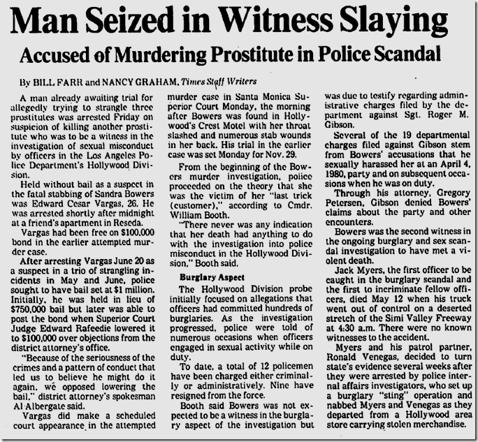 Sept. 18, 1982, Sandra Bowers Sept. 18, 1982, Sandra Bowers