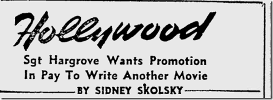 April 4, 1944, Sidney Skolsky 