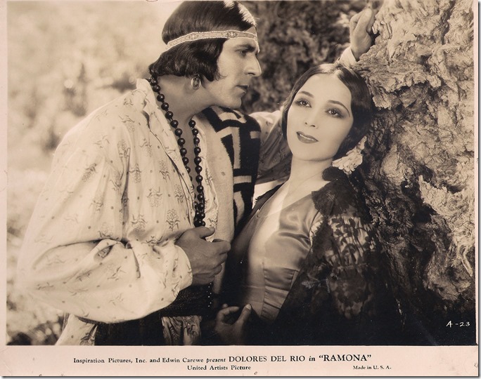 Warner Baxter and Dolores Del Rio in "Ramona" Warner Baxter and Dolores Del Rio in "Ramona"