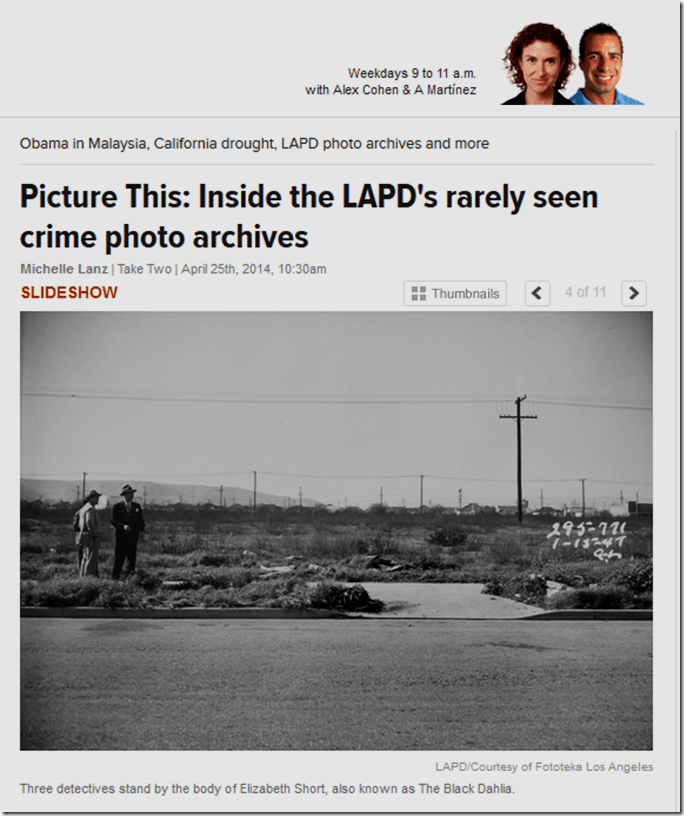 Black Dahlia Crime Scene 