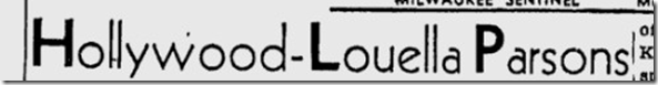 April 24, 1944, Louella Parsons 