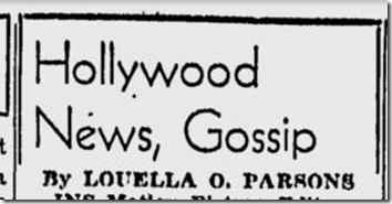 May 20, 1944, Louella Parsons May 20, 1944, Louella Parsons