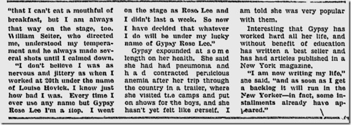 May 28, 1944, Louella Parsons 