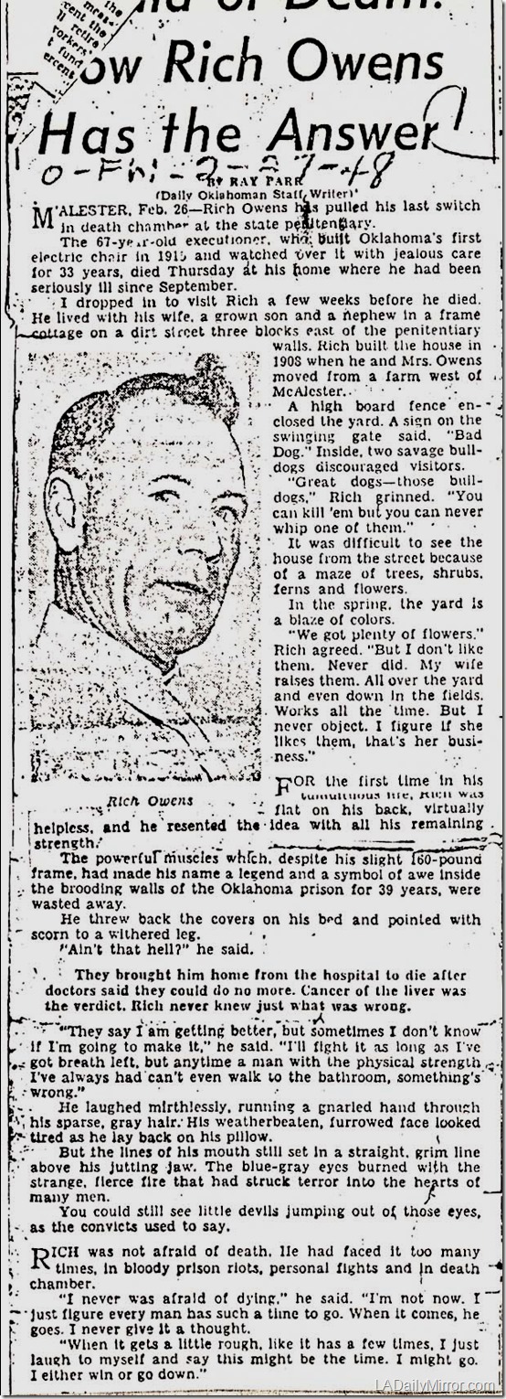 Feb. 27, 1948, Rich Owens 
