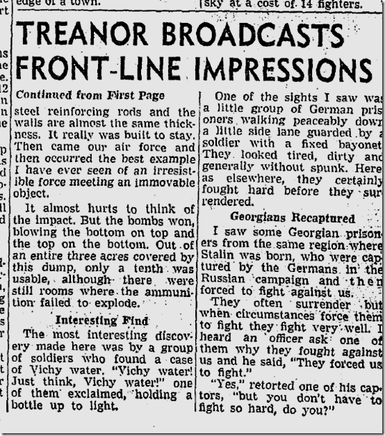 June 13, 1944, Treanor  