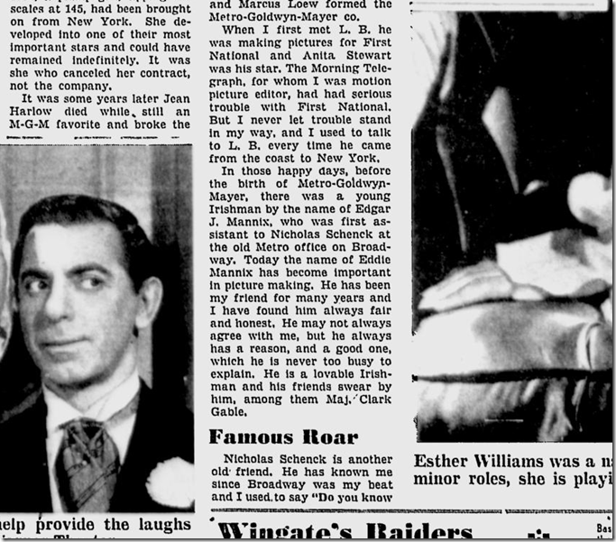 June 18, 1944, Louella Parsons 