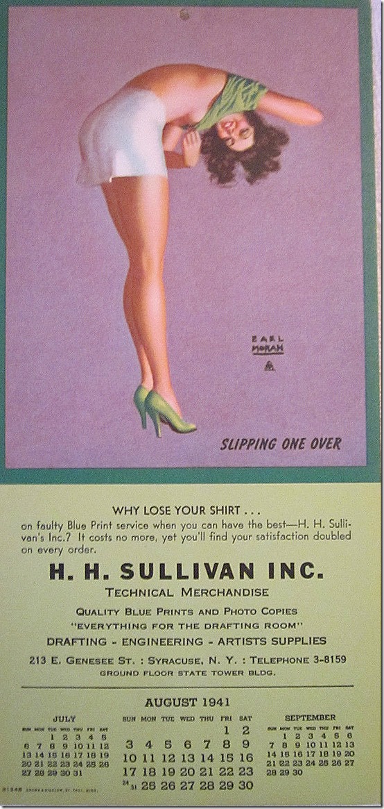 August 1941 Calendar