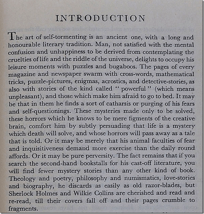 "Great Short Stories of Detection, Mystery, and Horror," edited by Dorothy L. Sayers