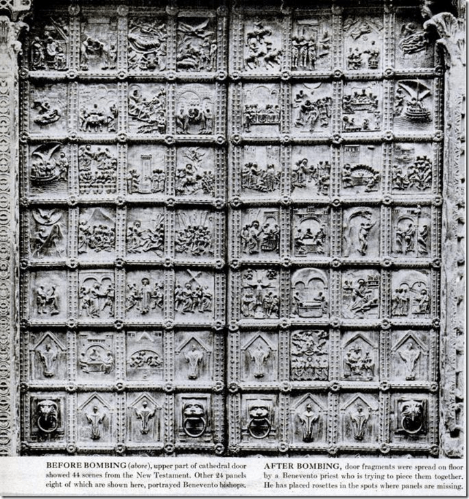 Cathedral Door, Life Magazine, July 24, 1944  