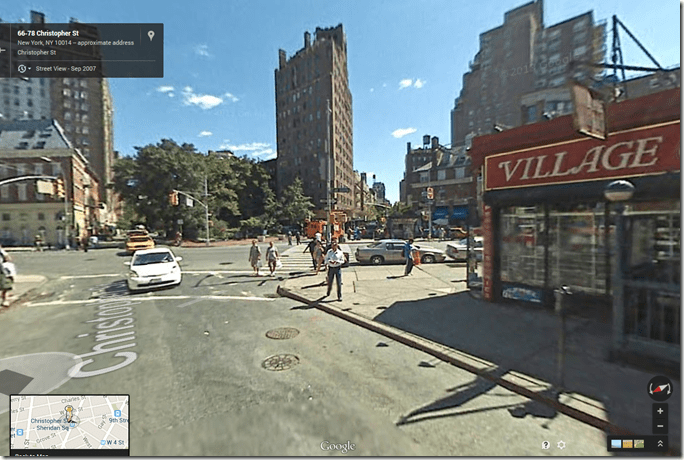Seventh Avenue and Christopher Street