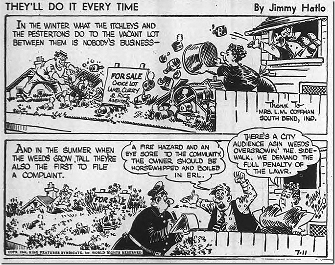 July 11, 1944, Comics 