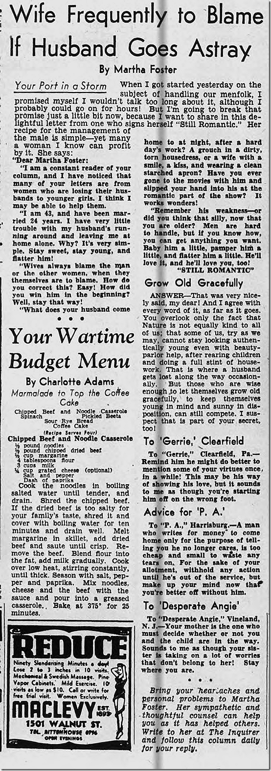 Sept. 5, 1944, Martha Foster Sept. 5, 1944, Martha Foster