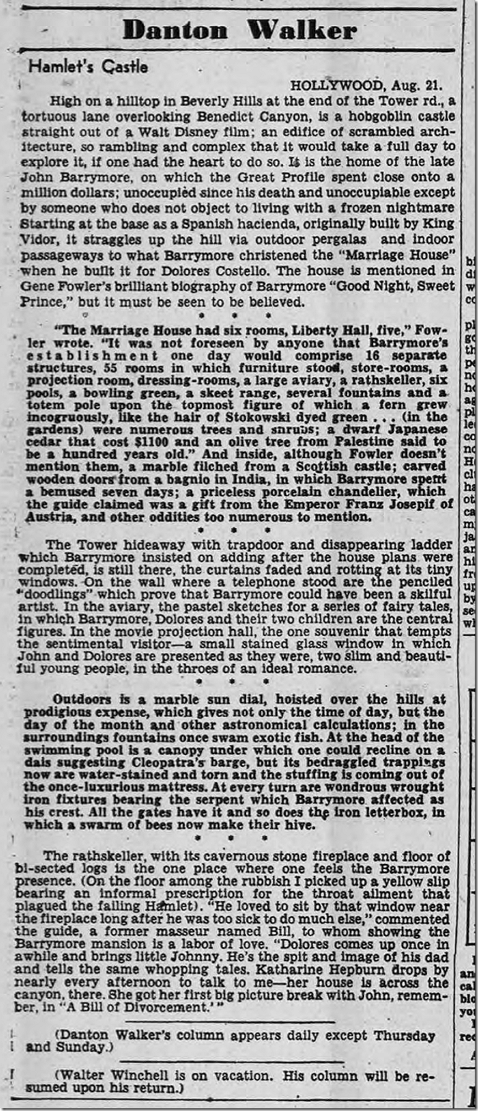 Aug. 22, 1944, Danton Walker Aug. 22, 1944, Danton Walker