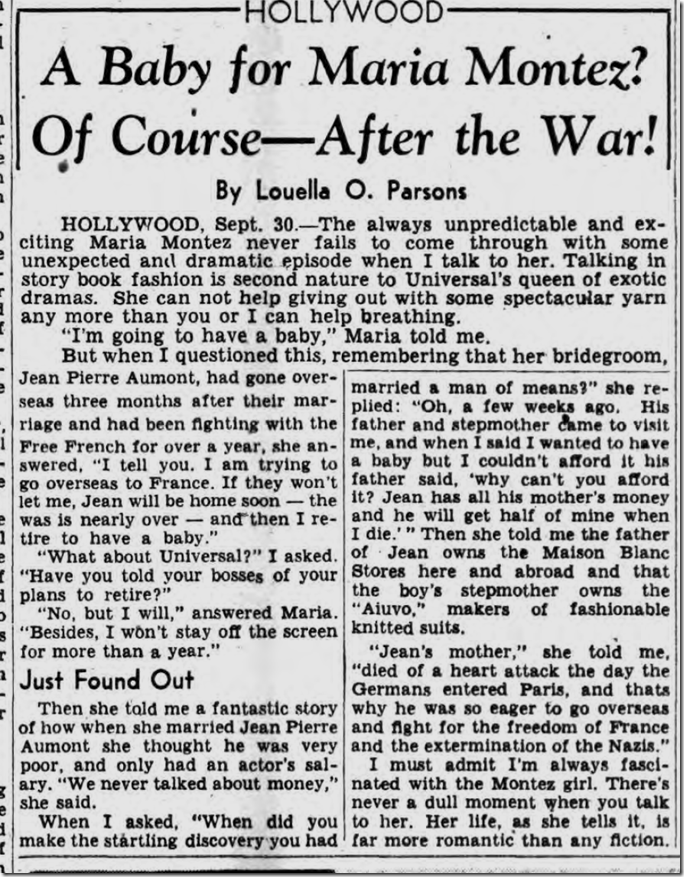 Oct. 1, 1944, Louella Parsons 