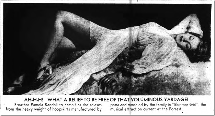 Sept. 17, 1944, Bloomer Girl 