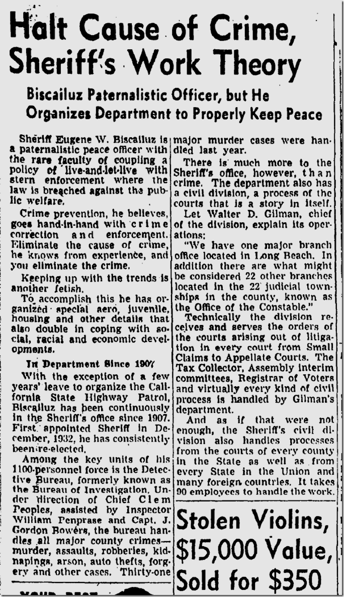 Dec. 31, 1945, Los Angeles County Crime 