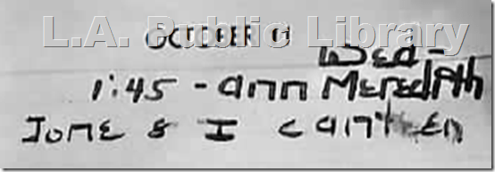 Georgette Bauerdorf appointment book