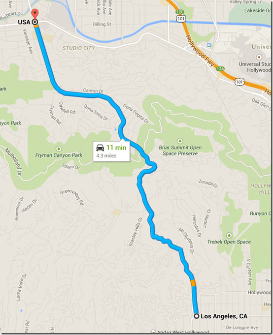 Laurel Canyon to Ventura Boulevard 