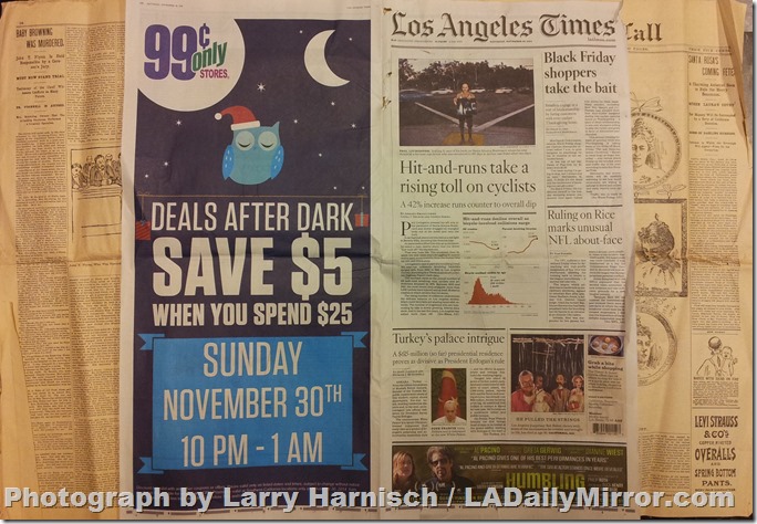 Shrinking American Newspaper 