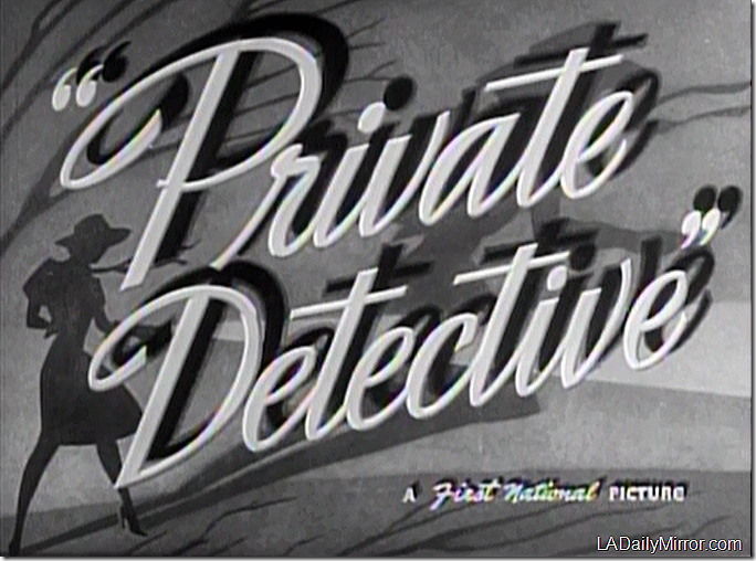 Dec. 20, 2014, Private Detective