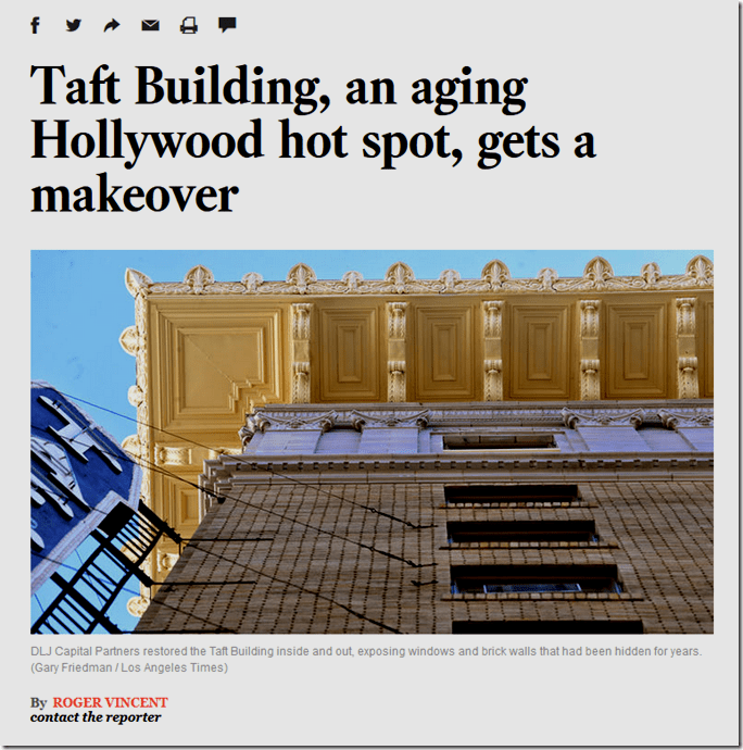 Jan. 30, 2015, Taft Building 