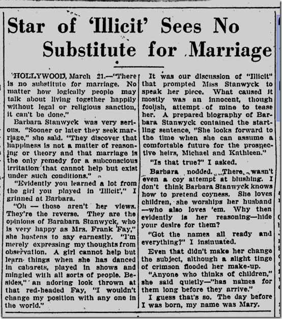 St. Petersburg Times, March 21, 1931. St. Petersburg Times, March 21, 1931.