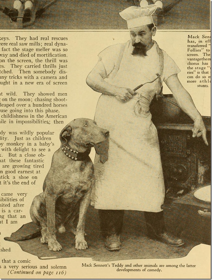 Teddy, Mack Sennett star