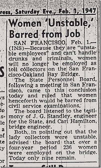 July 22, 2015, Unstable Women