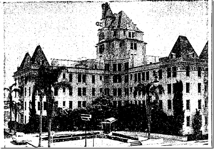 June 7, 1953, Hollywood Tower