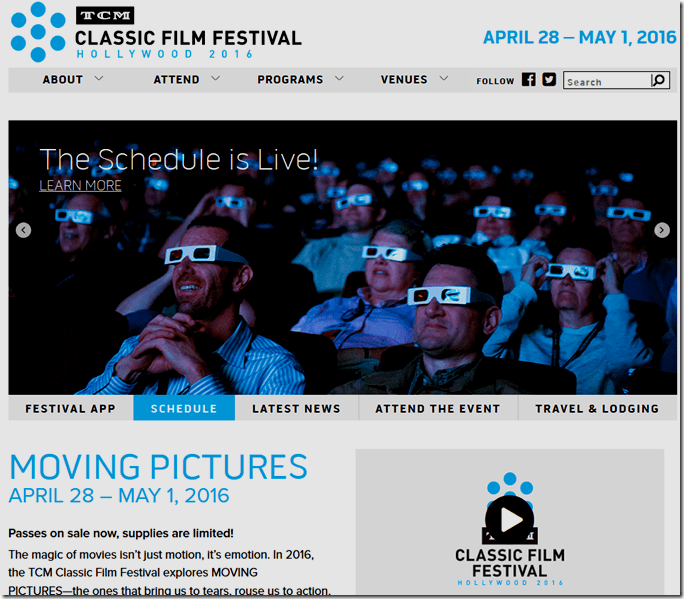 TCM Classic Film Festival 